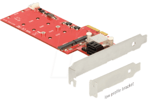DELOCK 89379 - PCIe 2x SATA 6Gb/s  + 2x M.2