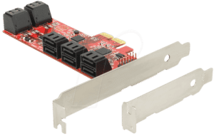 DELOCK 89384 - PCIe Card > 10 x intern SATA 6Gb/s