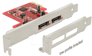 DELOCK 89432 - PCIe Card > 2x eSATA 6Gb/s