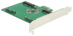 DELOCK 89479 - PCIe Card > 2x mSATA