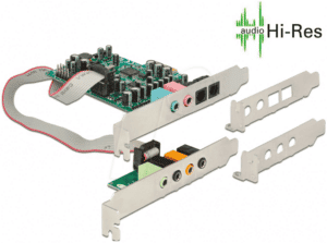 DELOCK 89640 - Delock PCI Express Karte 7.1 Soundkarte 24 Bit