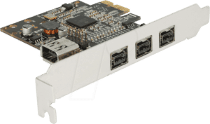 DELOCK 89864 - Delock PCIe Karte > 3x extern FireWire B + intern FireWire A