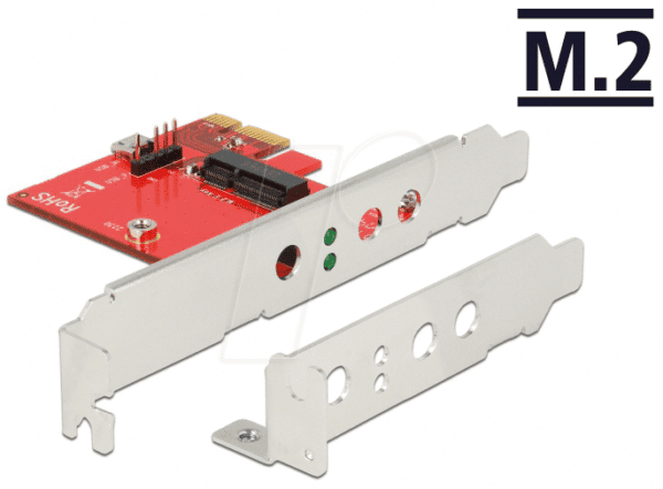 DELOCK 89889 - PCI Express Karte > 1x intern M.2 Key E - Low Profile Formfaktor