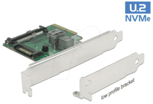 DELOCK 89922 - PCI Express x4 Karte U.2 NVMe > intern SFF-8643 + intern SFF-863