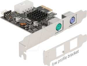 DELOCK 90049 - PCIe x1 > extern 2x PS/2