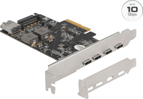 DELOCK 90059 - PCIe x4 > 4 x extern USB 3.1 C