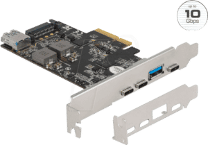 DELOCK 90060 - PCIe x4 > 3 x ext. USB 3.1 C