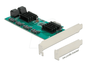 DELOCK 90072 - PCIe x1 > 8x SATA 6 Gb/s