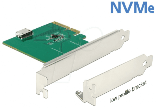 DELOCK 90307 - PCI Express x4 Karte > intern OCuLink SFF-8612 - Low Profile