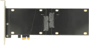 DELOCK 90348 - PCIe x1 Karte mit 2x SATA HDD / SSD