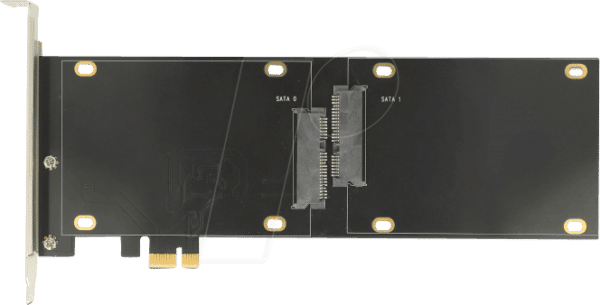 DELOCK 90348 - PCIe x1 Karte mit 2x SATA HDD / SSD