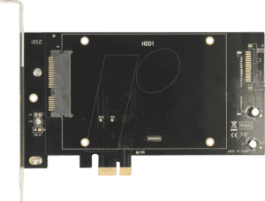 DELOCK 90349 - PCIe x1 Karte mit 2x SATA HDD / SSD