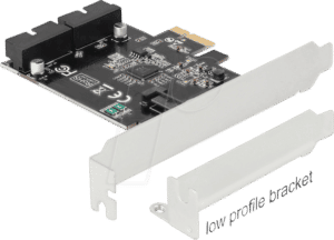 DELOCK 90387 - PCIe Karte zu 2x USB 3.0 Pfostenstecker