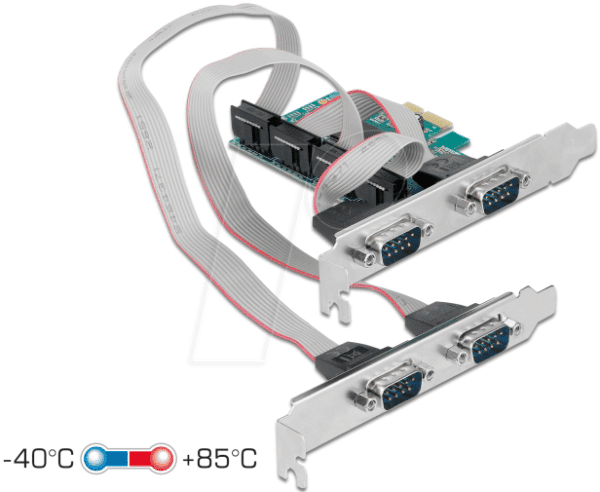DELOCK 90410 - 4 Port RS 232