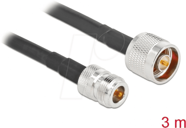 DELOCK 90457 - N Stecker zu N Buchse LMR/CFD300 3 m