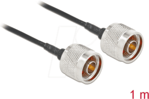 DELOCK 90472 - N Stecker zu N Stecker LMR/CFD100 1 m