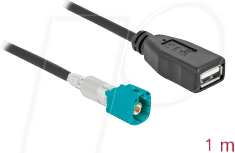 DELOCK 90487 - KFZ - HSD Z Stecker auf USB A Buchse