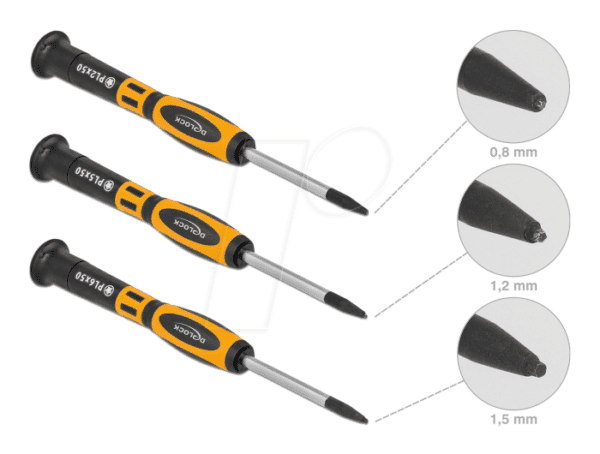 DELOCK 90560 - Präzisions Pentalobe Schraubendreher Set für iPhone