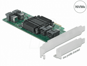 DELOCK 90585 - PCIe x8 > 4 x SFF-8643 NVMe