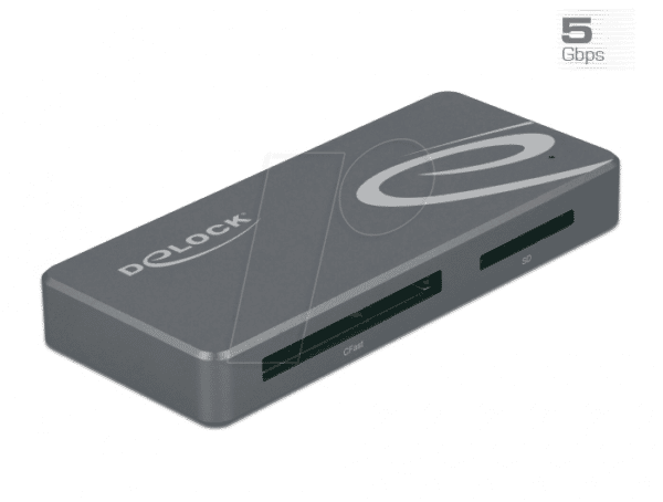DELOCK 91754 - USB Type-C™ Card Reader + USB Hub mit Typ-A und USB Type-C™