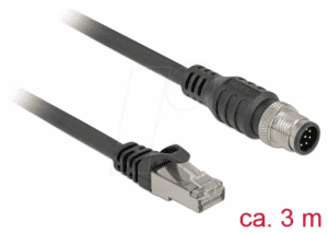 DELOCK 84924 - Kabel RJ45 Stecker > M12 Stecker  3 m