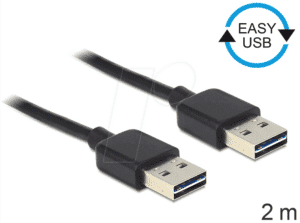 DELOCK 85556 - Kabel EASY USB 2.0 Stecker > Stecker