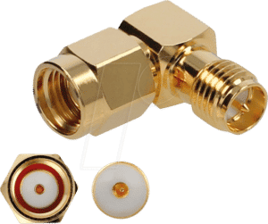 DELOCK 89956 - Adapter RP-SMA Stecker > RP-SMA Buchse