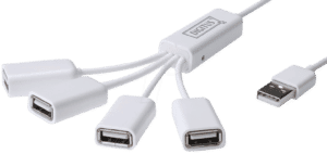 DIGITUS DA-70216 - DIGITUS USB 2.0 - 4-port Kabel-Hub