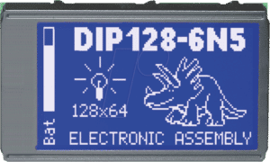 LCD 128BL DIP - LCD DIP-Grafikmodul