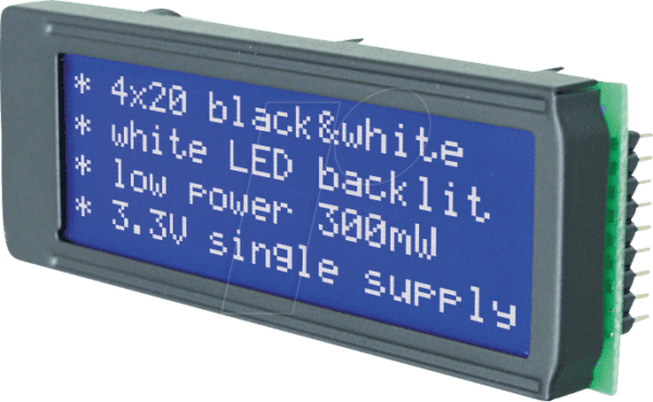 EA DIP203B-4 - LCD DIP-Modul