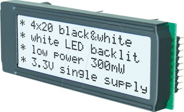 EA DIP203J-4 - LCD DIP-Modul