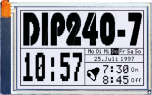 LCD 240SW DIP - LCD DIP-Grafikmodul