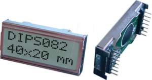 LCD MO82 DIP - Minimodul 40x20 mm