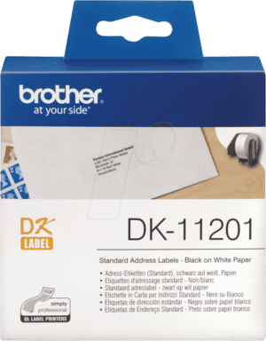 BRO DK11201 - Adress-Etiketten (Standard)