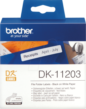 BRO DK11203 - Ordnerregister-Etiketten