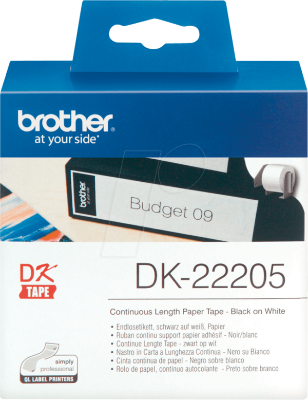 BRO DK22205 - Endlos Etikett