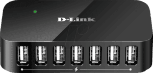D-LINK DUB H7 - USB 2.0 7-Port Hub mit Netzteil