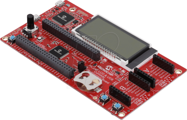 DM240018 - 16-bit PIC24F LCD + USB Curiosity (DM240018) Entwicklungsboard