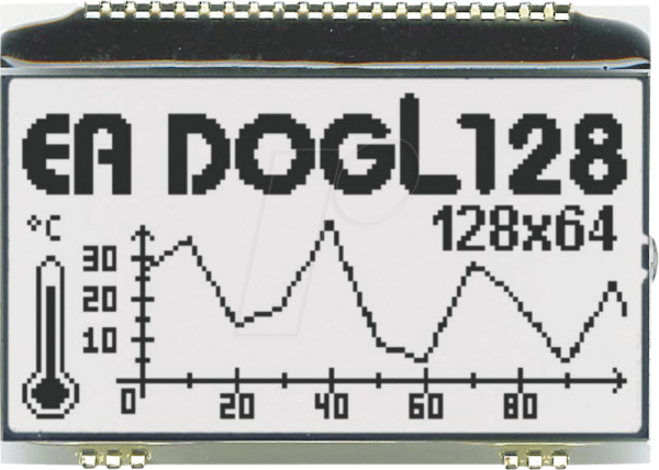 EA DOGL128W-6 - LCD-Grafikmodul