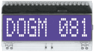 EA DOGM081B-A - LCD-Textmodul