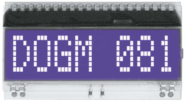 EA DOGM081B-A - LCD-Textmodul