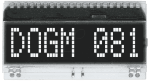 EA DOGM081S-A - LCD-Textmodul