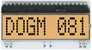 EA DOGM081E-A - LCD-Textmodul