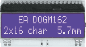 EA DOGM162B-A - LCD-Textmodul