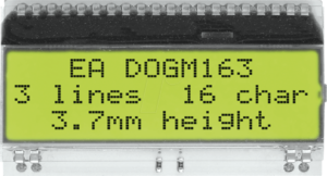 EA DOGM163E-A - LCD-Textmodul