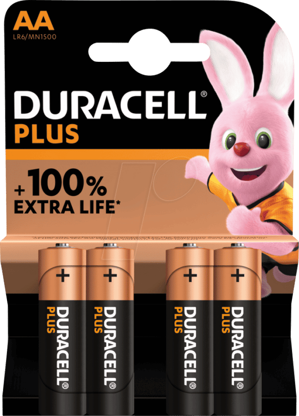 DURA PLUS AA4 - Duracell Plus