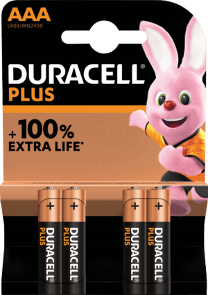 DURA PLUS AAA4 - Duracell Plus