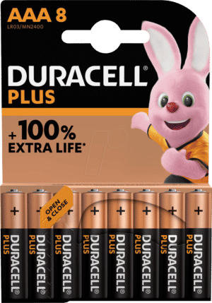 DURA PLUS AAA8 - Duracell Plus