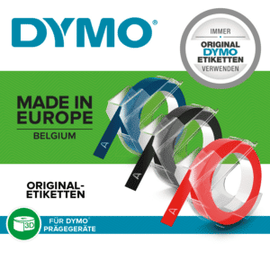 DYMO 0847750 - DYMO Prägeband / Prägeetikett 9mm schwarz