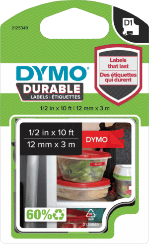 DYMO D1 1978366 - DYMO D1 Vinylband 12 mm